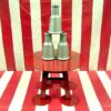 Steel One Ball Table with Aluminum Bottles