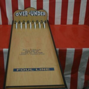 Over Under Carnival Game