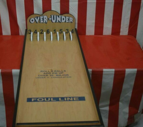 Over Under Carnival Game