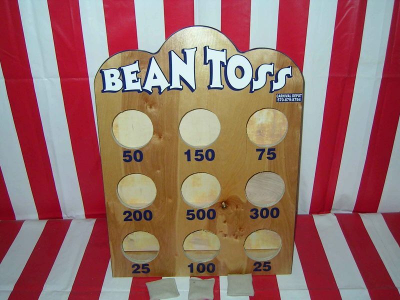 bean toss carnival game