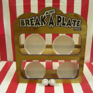 Mini Break a Plate Carnival Game