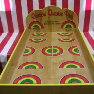 Rainbow Quarter Pitch Carnival Game