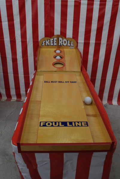 skee roll carnival game