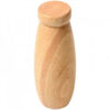wooden knockdown bottle