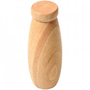 wooden knockdown bottle