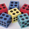 Foam Dice 2 1/2"