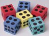 Foam Dice 2 1/2"
