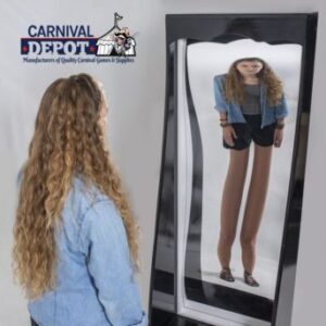 6' Freestanding Funhouse Mirror