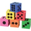 1 1/2" Foam Dice Carnival Prize