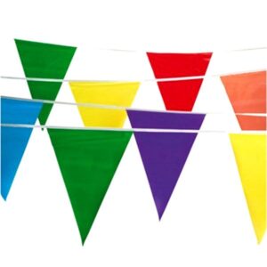 Multi Color Pennant Flag carnival Supplies