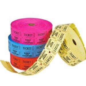 Double Roll Tickets Carnival Supplies