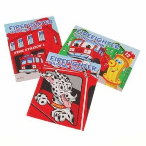 Firefighter Coloring Books Carnival Prizes