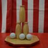 Wood Milk Bottle Toss Carnival Game