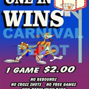 One In Wins Sign