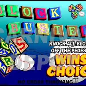 blockbuster carnival sign