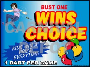 Carnival Game Signs