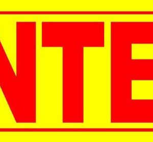 Carnival Safety Sign