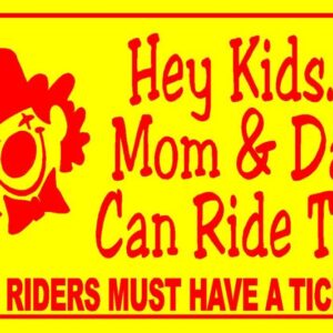 Carnival Safety Sign