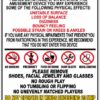 Carnival Safety Sign
