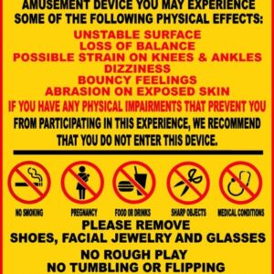 Carnival Safety Sign