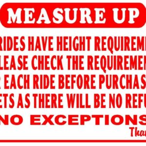 Carnival Safety Sign