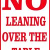 Carnival Safety Sign
