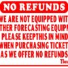 Carnival Safety Sign