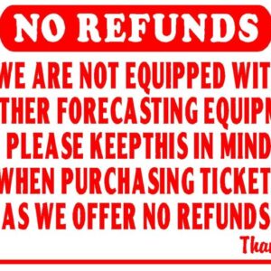 Carnival Safety Sign