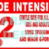 Ride Intensity Carnival Safety Sign