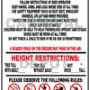 Carnival Safety Sign