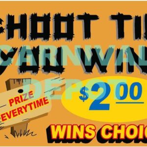 Shoot Till You Win Sign