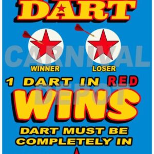 Star Dart Red Sign