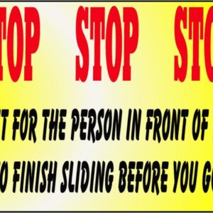 Carnival Safety Sign
