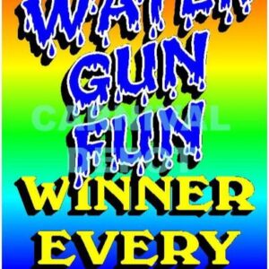 Water Gun Race Sign