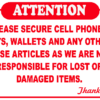 attention sign