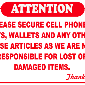 attention sign