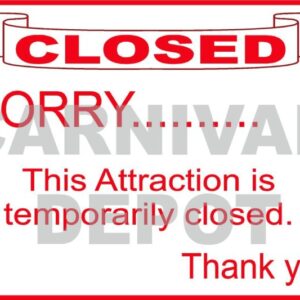 Carnival Safety Sign