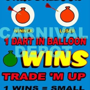 Balloon Suction Dart Sign