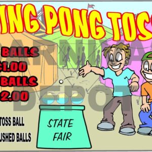 Ping Pong Toss Sign