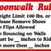 Carnival Safety Sign