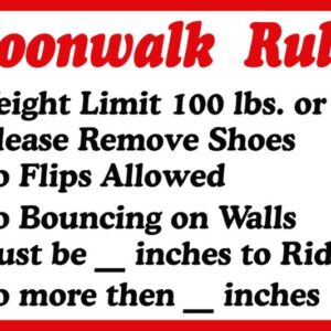 Carnival Safety Sign