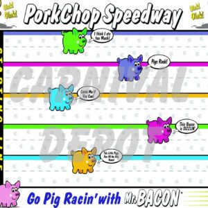 porkchop speedway carnival sign