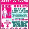 Merry Go Round Carnival Ride Safety Sign