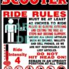 Scooter Carnival Ride Safety Sign