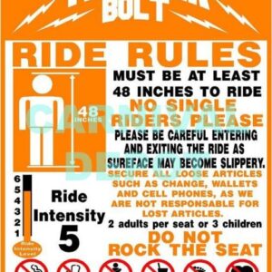 Thunder Bolt Sign