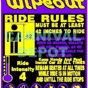 Wipeout Sign
