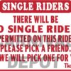 Carnival Safety Sign