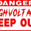 Carnival Safety Sign