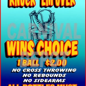 Knock 'Em Over  Sign