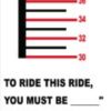 Carnival Height Sign
